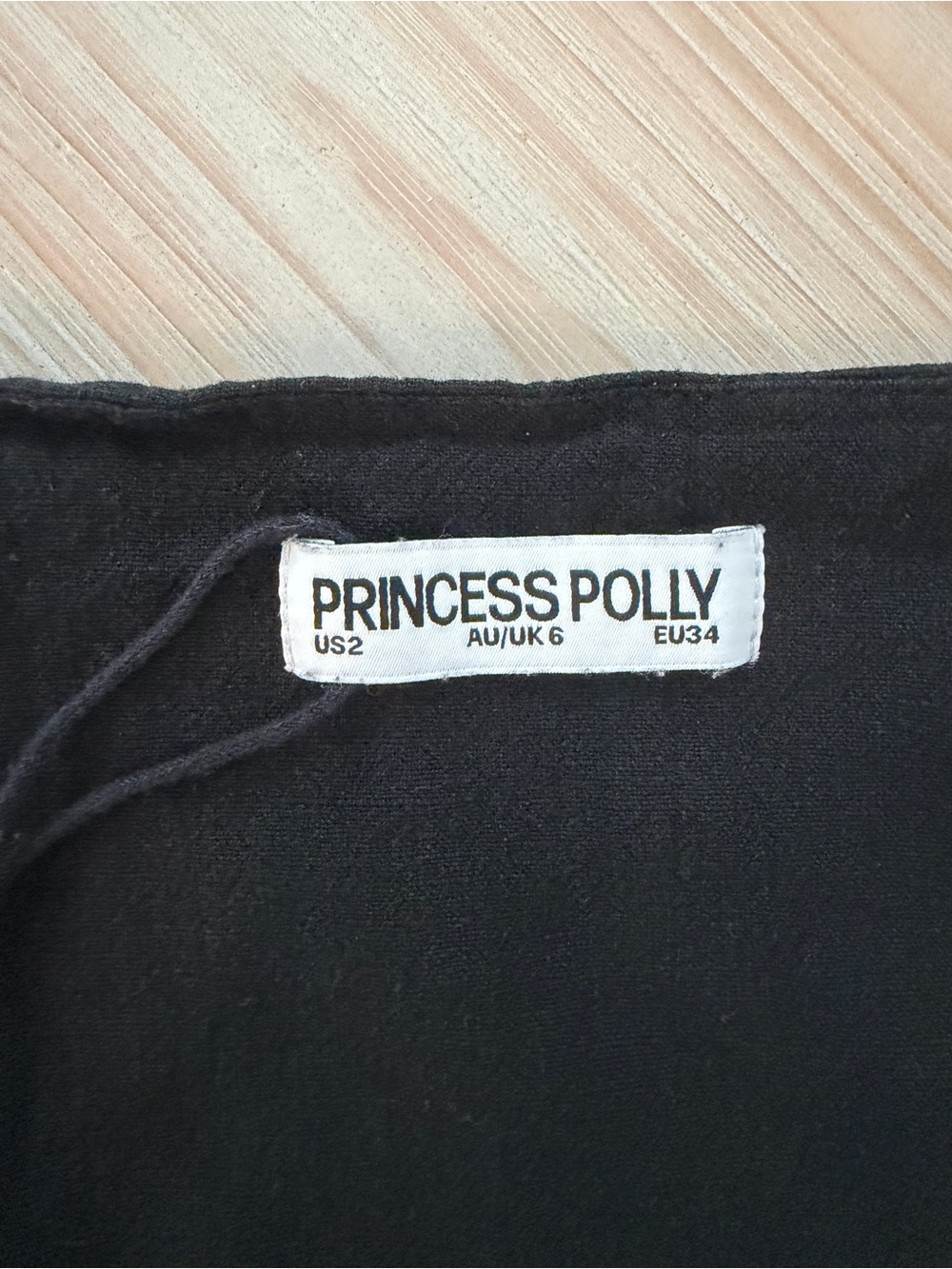 Princess Polly Black Linen Blend Button-Front Tank - Picture 2 of 5